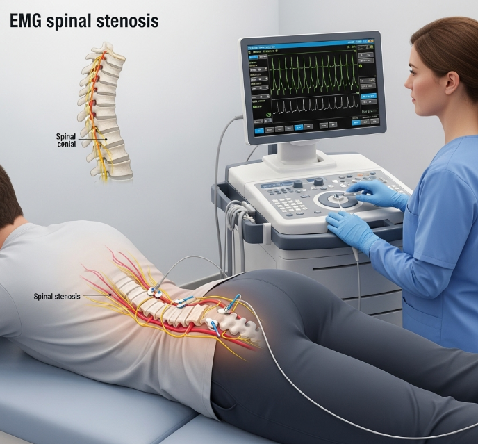what is the role of emg in diagnosing spinal stenosis?